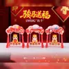 Nuevo Año Nuevo Popular Adorno Colgante de Bendición de Caballo Caja Sorpresa Adorno de Moda Decoración de Escritorio Caballo del Zodiaco Diseño Creativo