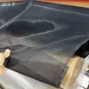 Tejido de malla de nailon transparente blanco y negro, enagua para vestido de novia hecha a mano, malla rígida, tul rígido para vestido de moda, malla rígida.