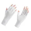 Guantes Finos de Protección Solar de Verano para Mujer, Anti-UV, Guantes de Protección Solar de Medio Dedo para Montar en Bicicleta Eléctrica al Aire Libre, Seda de Hielo Y149