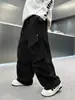 Calça Cargo Casual de Moda Nova Outono 2025 para Meninos, Calça Longa Versátil e Estilosa para Crianças Maiores