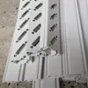 Aço Plástico Venezianas Ventilação Material Tiras de Veneziana UPVC Base de Suporte com Furos Perfil de Estrutura