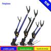 Suporte de Bateria King Kong Preto Ousado Suporte de Vara de Pesca de Aço Inoxidável Suprimentos de Pesca Suporte de Chão Suporte de Pesca de Dupla Finalidade