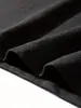 Camiseta Mágica de Bruja de Manga Corta para Mujer 180g Transfronteriza - Top Casual Elástico Negro con
