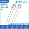 F5/5MM cabeça redonda borda transparente monocolor LED luz indicadora de encaixe direto conta de luz LED de perna longa perna curta diodo emissor de luz led
