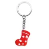 Navidad Transfronteriza Dibujos Animados Lindo PVC Suave Llavero Colgante Bolso Colgante Joyería Colgante Accesorios Mayoreo