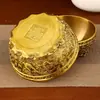 Cuenco de Tesoro Doble Dragón de Arte en Cobre, Artesanía en Latón y Cobre, Decoración de Escritorio para el Hogar, Hucha, Venta al por Mayor de Cobre