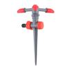 Pistola de Água Multifuncional para Chuveiro Bico de Rega para Jardim Plástico Três Cabeças Inserção no Solo Ferramenta de Rega para Gramado Borrifador