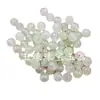 Xiuyu Amarelo Contas Redondas Contas de Jade Amarelo Claro Quartzo Pulseira de Jade Acessórios para Colar Contas de Jade Feitas à Mão