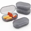 Caja de Almacenamiento de Tapones para los Oídos de Esponja, Mini Caja para Pendientes, Caja de Plástico para Auriculares, Caja Cuadrada Pequeña, Caja Redonda Pequeña, Caja de Embalaje para Tapones para los Oídos de 5 Compartimentos