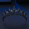 Tiara de Reina Nupcial Europea y Americana Accesorios para el Cabello Amazon Más Vendido Rendimiento Pasarela Aleación Diamante Tiara Accesorios para Vestido