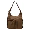 Bolso de lona informal multibolsillos para mujer, nuevo modelo 2026, mochila multifuncional, bolso de hombro y cruzado de gran capacidad para el día a día