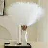 Decoración para el Hogar y Bodas con Caña Artificial y Hierba de Pampa de Amazon Transfronterizo Plantas Verdes Artificiales de Pie Caña de un Solo Tallo Venta al por Mayor