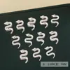 Arte de Unha Cobra Nova Liga de Zinco Pintada por Spray Acessórios de Unha Cobra Decoração de Unha Cobra do Zodíaco