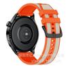 Correa de Silicona para Reloj de Dos Tonos Adecuada para Samsung Huawei Fit4 Gt6 Gt4 20 22mm Xiaomi Pulsera Universal de Color Contrastante