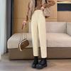 [8032] Pantalones de traje de espiga pequeños exclusivos, pantalones de tubo, primavera y otoño, nuevos, Joker, ajustados, casuales