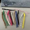 Corda Colorida Ins Tendência Série Miu Pingente de Corda de Nylon Corda de Nylon Colorida Amarrada Moda Tendência Atacado em Estoque