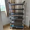 Carro de servicio para hotel, carrito pequeño para colocar platos, carro grande de plástico para entrega de alimentos, carrito de mano para restaurante, estante de almacenamiento multicapa