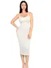 Vestido de yoga seamless de una pieza más vendido transfronterizo europeo y americano, falda moldeadora, vestido ajustado reductor de cintura y vestido de cuello halter