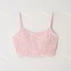 [Single strap tube top] cor sólida biquíni sexy multi-cor roupa curta maiô com almofada peitoral