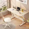 Mesa de escritório, mesa de estudo para estudantes, mesa para casa, escrivaninha de mesa, mesa para computador, mesa com ajuste de altura manual, mesa com ajuste de altura