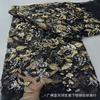 Estilo Étnico Tela Bordada con Lentejuelas Vestido de Tubo con Cuentas Multicolores Africanas Cheongsam Tela Bordada para Mujer Encaje Africano