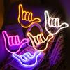 Luzes de modelagem de dedo de neon LED novas transfronteiriças luzes decorativas criativas internas fabricantes fornecem diretamente luzes de neon da moda na internet