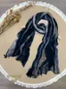 Otoño 2026 Nuevo Chal Artístico de Algodón y Lino Bufanda Delgada de Bloques de Color Tie-dye de Seda Bufanda Versátil Retro de Modal
