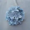 Serie azul neblina flores artificiales flores azules boda flores falsas flores para techo de salón de bodas flores de plástico fila de flores de boda flores de seda