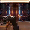 Novo 23 tridimensional KTV papel de parede legal moda flash Tecido de parede bar hotel salão de baile box tema fundo