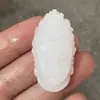 Colgante de Guanyin de Jade Blanco Grado Hetian Xinjiang, Colgante de Jade, Placa de Jade, Adorno de Jade, Colgante de Guanyin de Jade Afgano