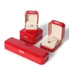 Caja de Joyería Octagonal Lacada de Alta Calidad, Caja de Regalo para Joyería Anillo, Caja de Empaque para Joyería Collar con Tapa abatible, Sensación de Alta Gama