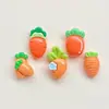 Flores Mini Nuevas con Hojas, Zanahorias, Verduras, Pequeños Accesorios de Resina, Fundas para Teléfono Móvil, Hebillas para Zapatos, Materiales para Joyería de Uñas