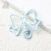 Llavero de Moño Pintado de Colores Broche de Resorte Clip para Perro Accesorios DIY Colgante Cadena para Teléfono Clip para Bolsa Regalo de Graduación