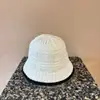 Sombrero de Pescador de Punto con Borde de Color Block Nuevo Estilo Coreano para Mujer Verano Estilo Pastoral Salida al Aire Libre Protección Solar Adelgazante Sombrero de Cubo