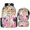 Transfronterizo Nuevo Producto Princesa Princesa Princesa Princesa Super Mario Mochila Escolar Mochila Estudiante Bolsa de Hombro de Dibujos Animados