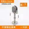 Pés de suporte para grampo de vidro, suporte fixo, acessórios de hardware para grampo de tela, clipes de aço inoxidável, fixadores sem furo para painéis de divisão