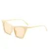 Gafas de sol Retro Elegantes Estilo Ojo de Gato Europeas y Americanas para Mujer, Marco Cuadrado, Versátiles, Estilo Celebridad de Internet, Protección UV, Gafas de Sol Transfronterizas