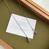 Collar Colgante de Piedra Natural con Cuentas Retro Coreano Multiusos Cadena Larga para Suéter Accesorios para Mujer Nicho Gama Alta
