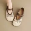 Sandalias Planas de Malla Transpirable de Moda Tendencia Otoño-Verano 2026 para Viajar con Bloques de Color Elegantes Zapatos Casuales para Mujer