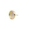 Yiwu Gold Ray color dorado, accesorios de joyería DIY chapados en oro, base de gemas, bandeja para colgar anillos, pegamento para orejas B261