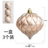 Cross-Border Nova bola de cebola pintada adereços de decoração de Natal pingente de árvore de Natal bola de fio de decoração de casa de Natal