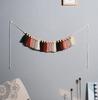 El Más Vendido de Amazon Hilo de Algodón Borla Arcoíris Colgante de Pared Decoración de Pared Macramé Decoración de Dormitorio Regalo para Niña