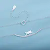 Nuevo Estilo Collar Simple Cadena para el Cuello Femenina Diseño de Nicho Sentido Lujo Ligero Frío Estilo Cadena Clavicular Gente Elegante Joyería Celebridad de Internet
