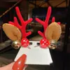 Pasador de Navidad diadema festiva pasador de asta de ciervo accesorios para el cabello de mujer para disfraz de Navidad