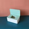 Caja de almacenamiento de mascarillas desechables extraíble, caja de pañuelos húmedos, bolsa de almacenamiento de mascarillas portátil sellada a prueba de polvo para el hogar de gran capacidad