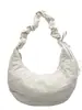 Moda de Invierno Bolsa de Plumas para Mujer 2024 Nuevo Estilo Académico Bolso Dumpling Casual Gran Capacidad Bolso de Hombro Cruzado