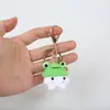 Enfeite de bola fantasminha feito à mão, chaveiro fofo para casal de melhores amigos, pingente para bolsa ou carro, presente.