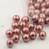 Brincos de algodão vegetal clássico japonês rosa claro com pérolas grandes com furo passante e meio furo brincos brincos acessórios de brincos