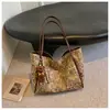 Bolso de Gran Capacidad para Mujer Otoño Retro 2025 Nuevo Versátil Simple Bolso de Hombro Casual para Viajes Diarios Bolso Tote Bolso de Mujer