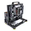 Estrutura de Gabinete Aberto em Liga de Alumínio Plataforma de Teste Suporte Criativo DIY Mini-ITX MATX EATX Dupla Via